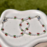 Cherry Beaded Bracelet