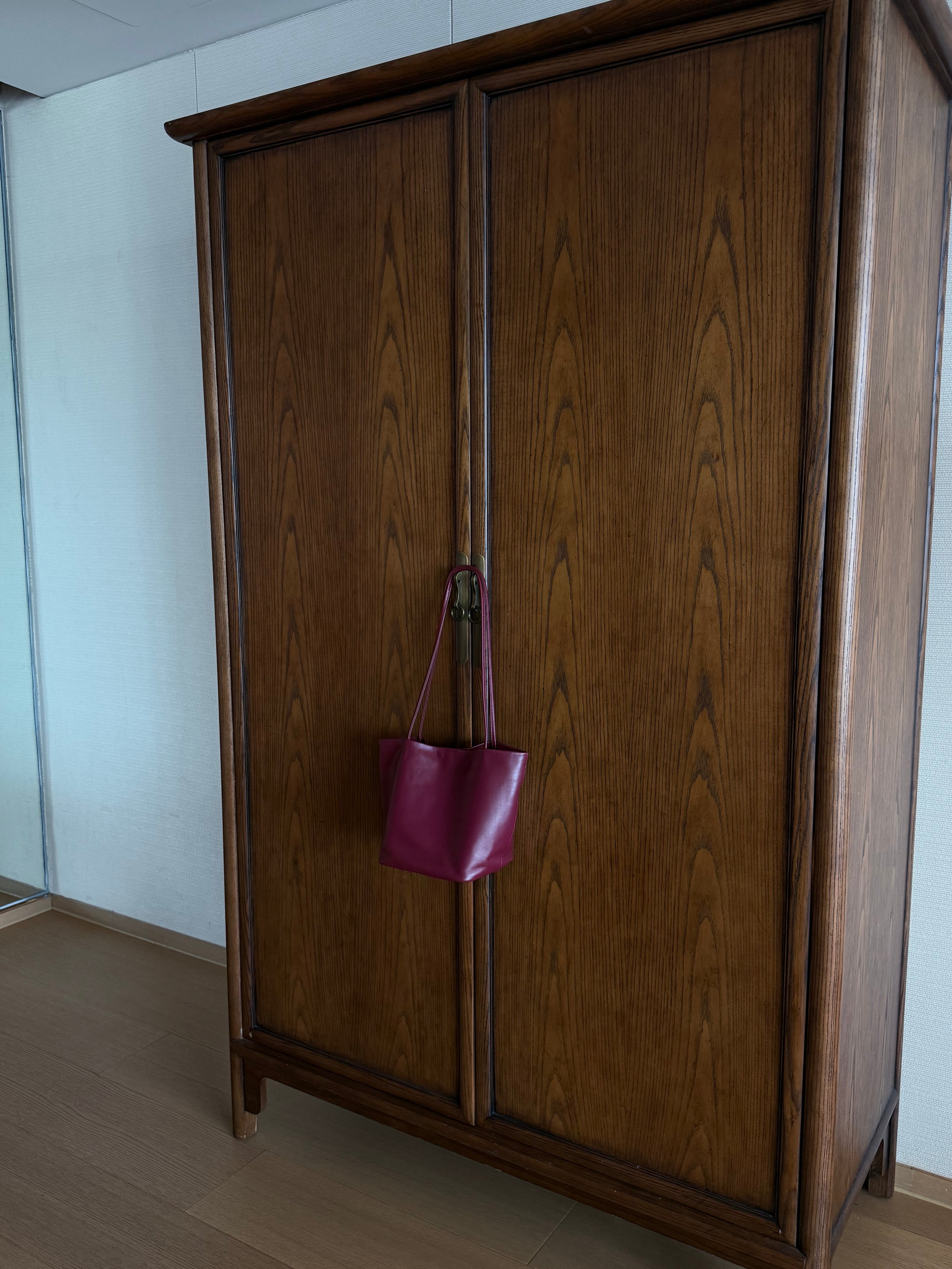 Leather Bucket Bag