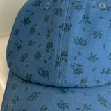 Denim Floral Cap