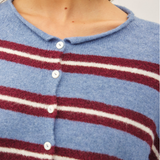 Varsity Striped Piper Cardigan