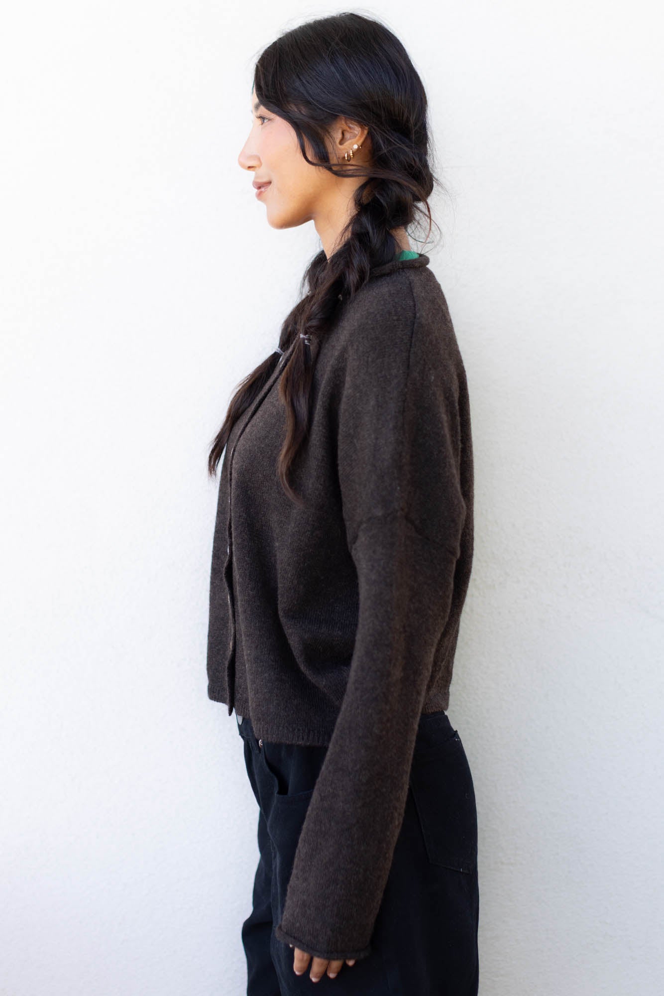 Chocolate Piper Cardigan