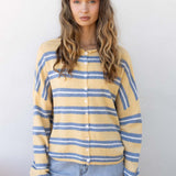 Varsity Striped Piper Cardigan