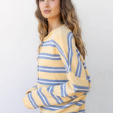 Varsity Striped Piper Cardigan