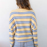 Varsity Striped Piper Cardigan