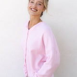 Baby Pink Piper Cardigan