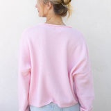 Baby Pink Piper Cardigan