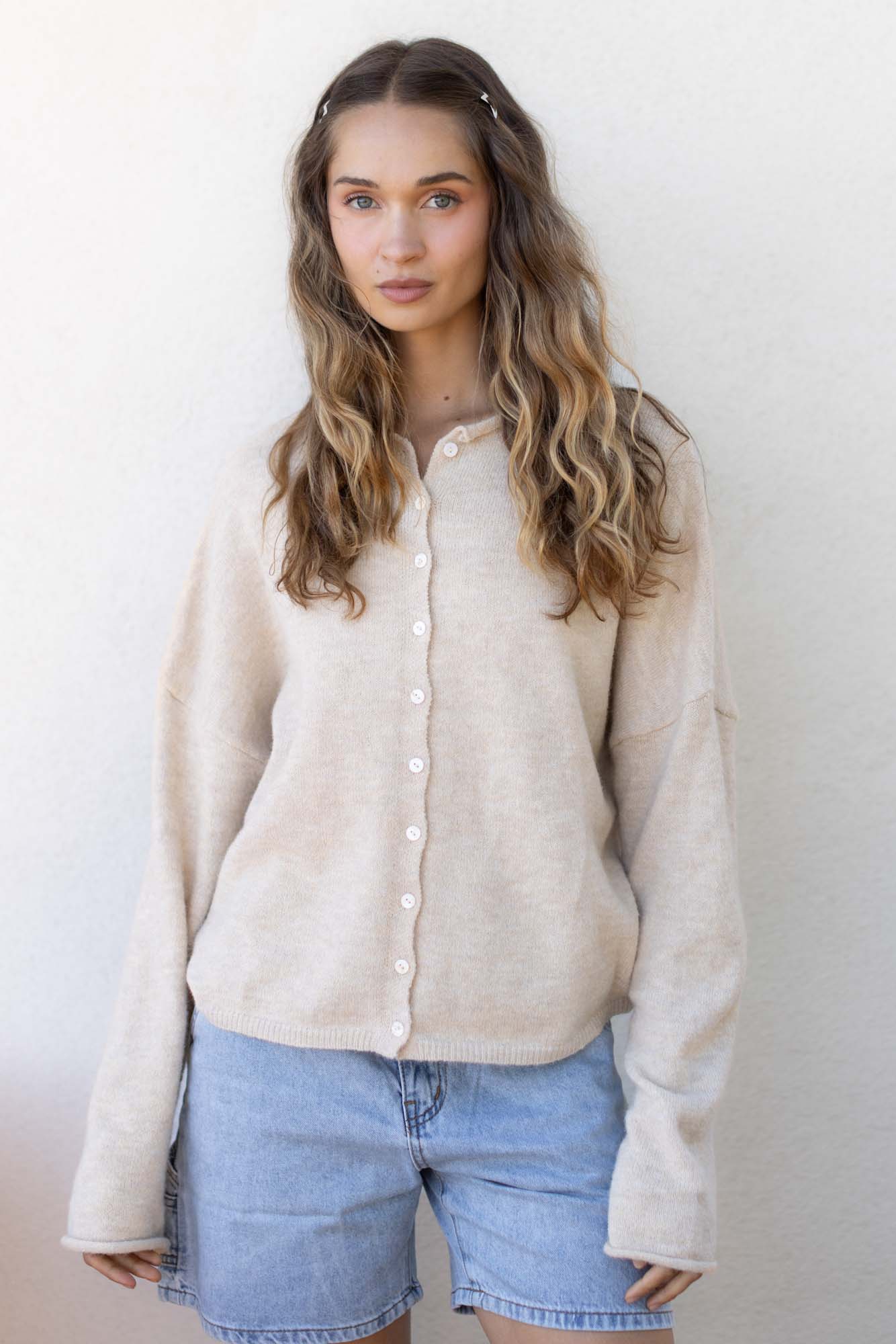 Natural Piper Cardigan