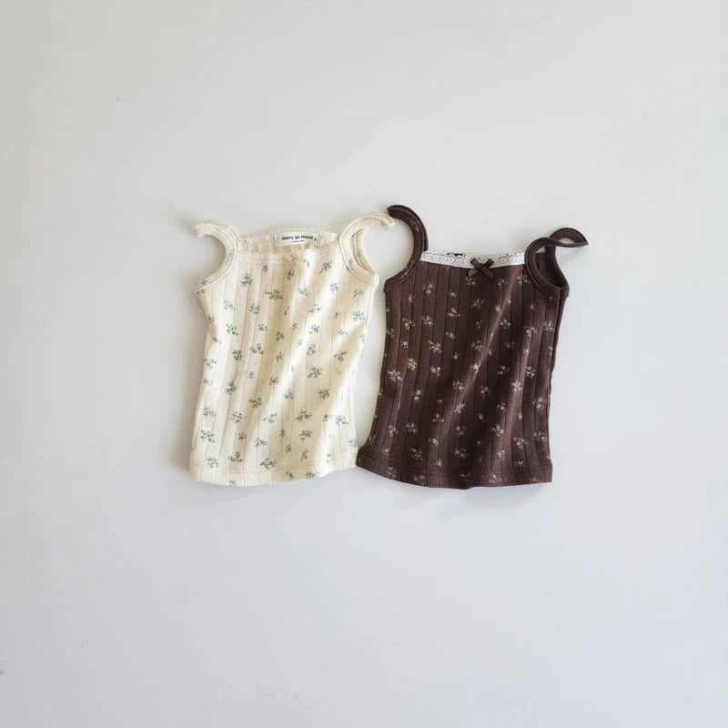 Flora Pointelle Tank Top