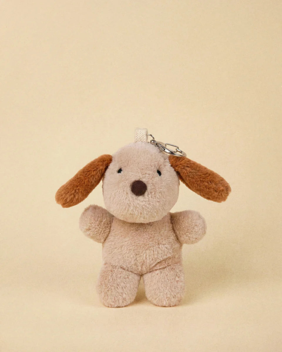 Plain Brown Dog Keychain