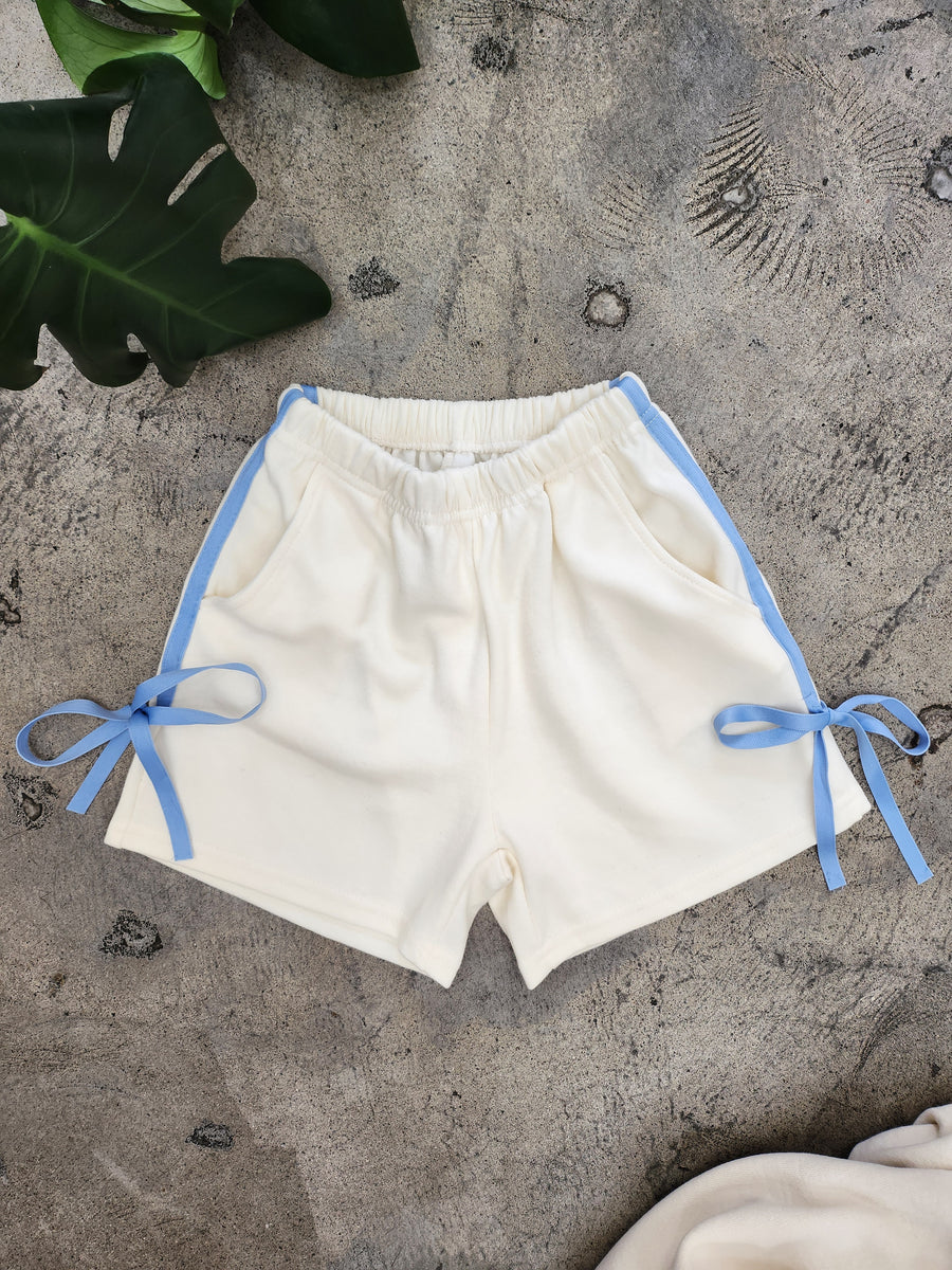 Ribbon Tie Track Shorts