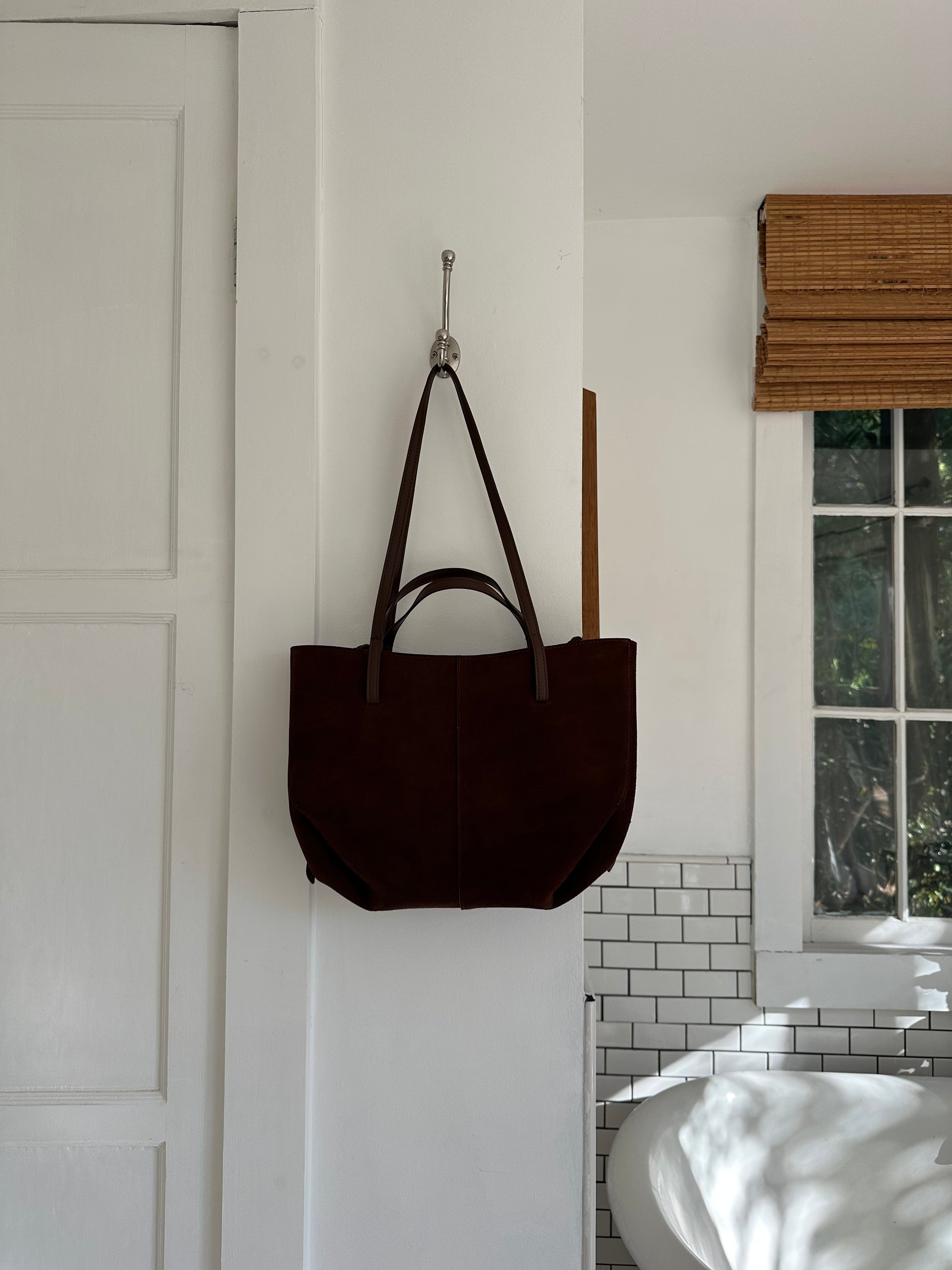 Suede Accordion Bag – thethingsbetween