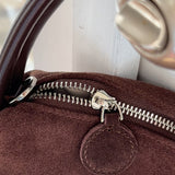 Suede Mini Clutch Bag