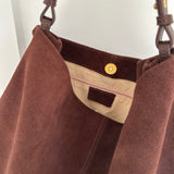 Suede Tote Bag