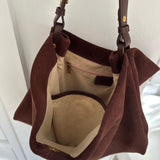 Suede Tote Bag