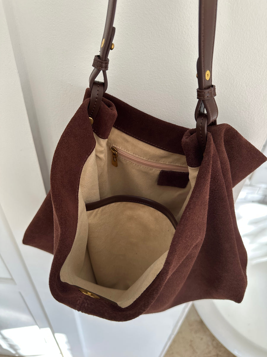 Suede Tote Bag