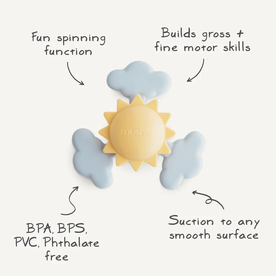 Mushie: Suction Spinner Toy