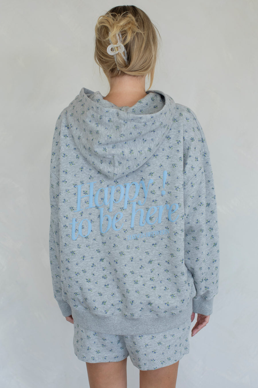 Happy To Be Here Hoodie Set