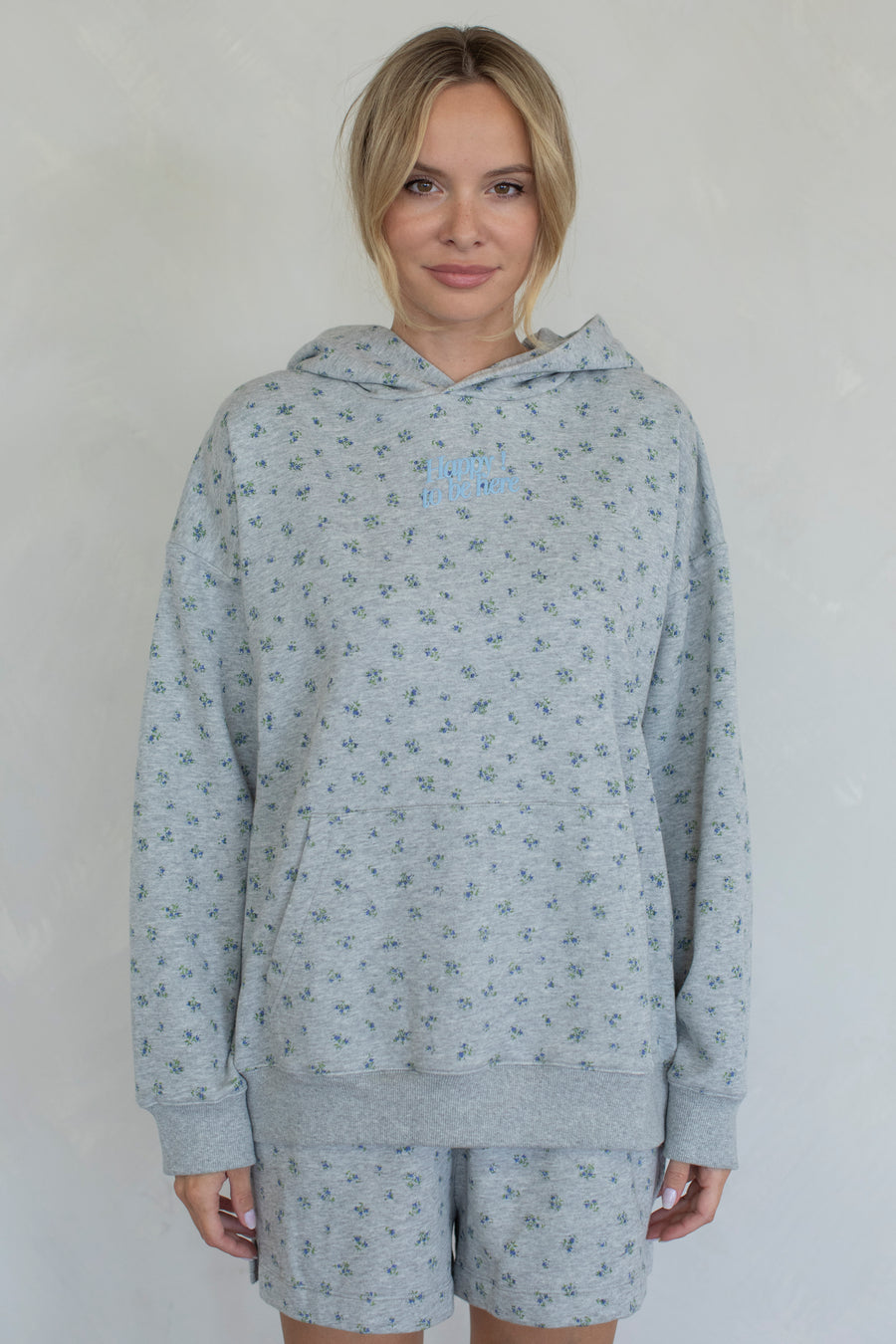 Happy To Be Here Hoodie Set