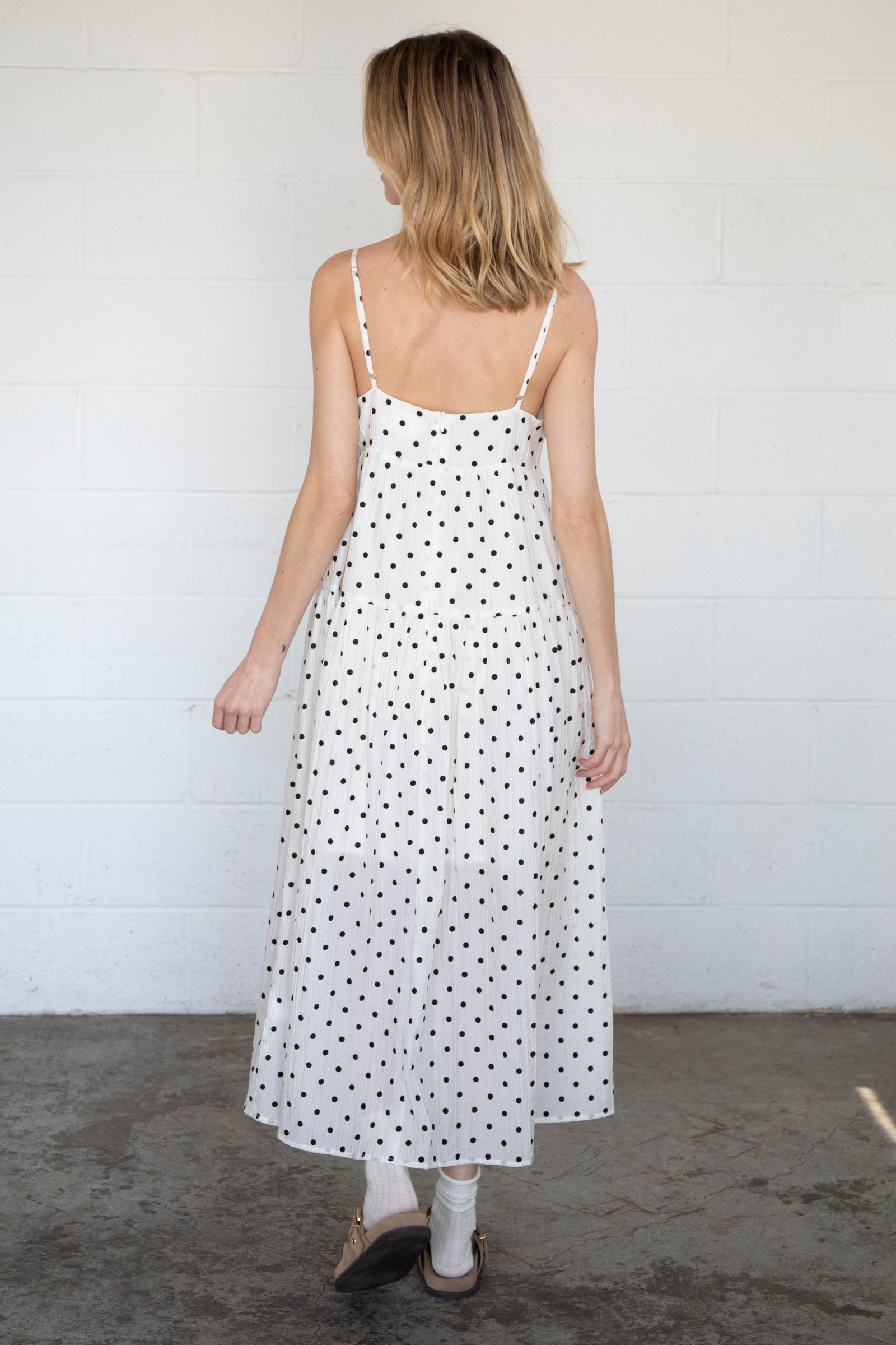 dot midi dress Edith Midi Dress