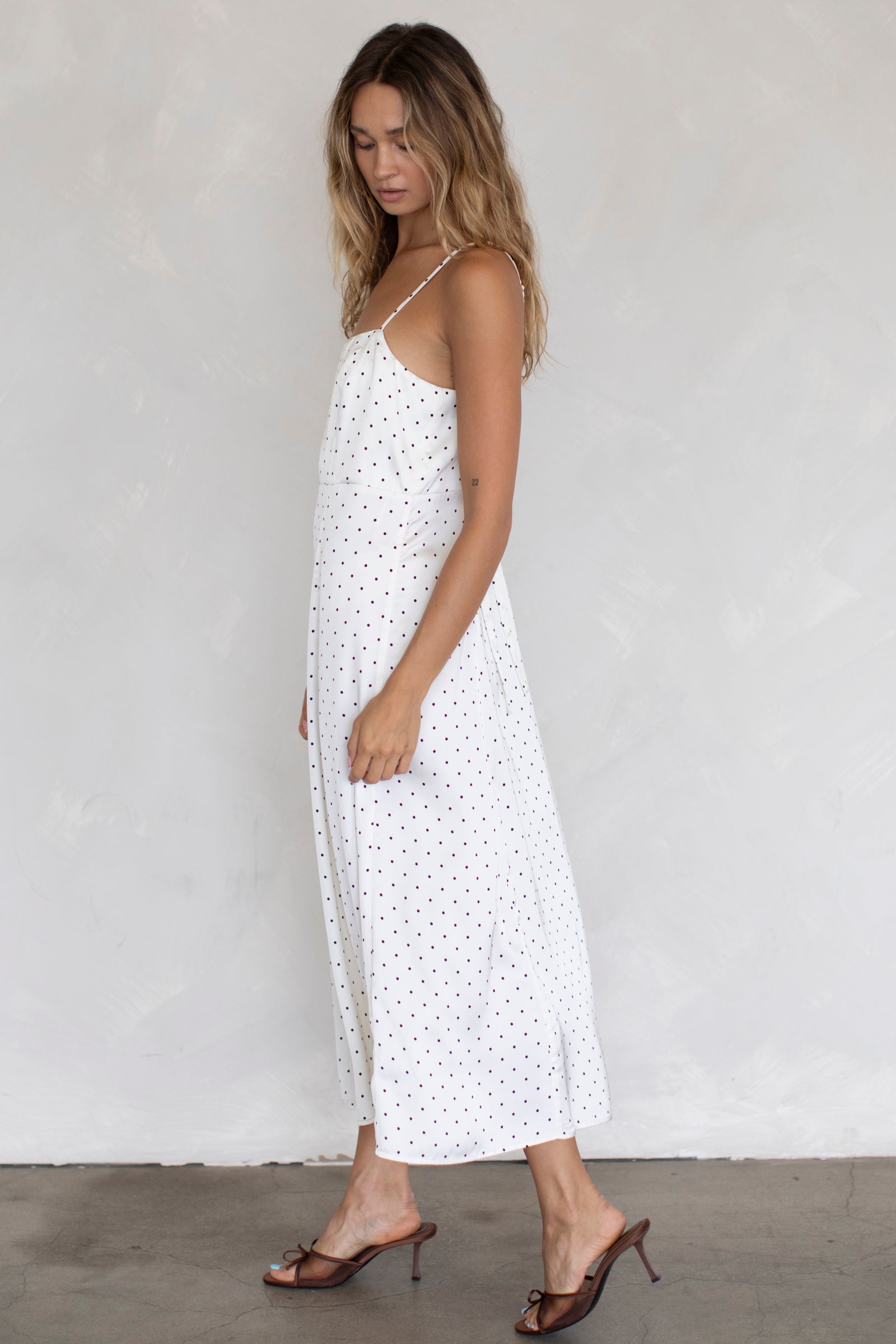 cami dresses midi JAYLEY Pink Maxi Sequin Cami Dress