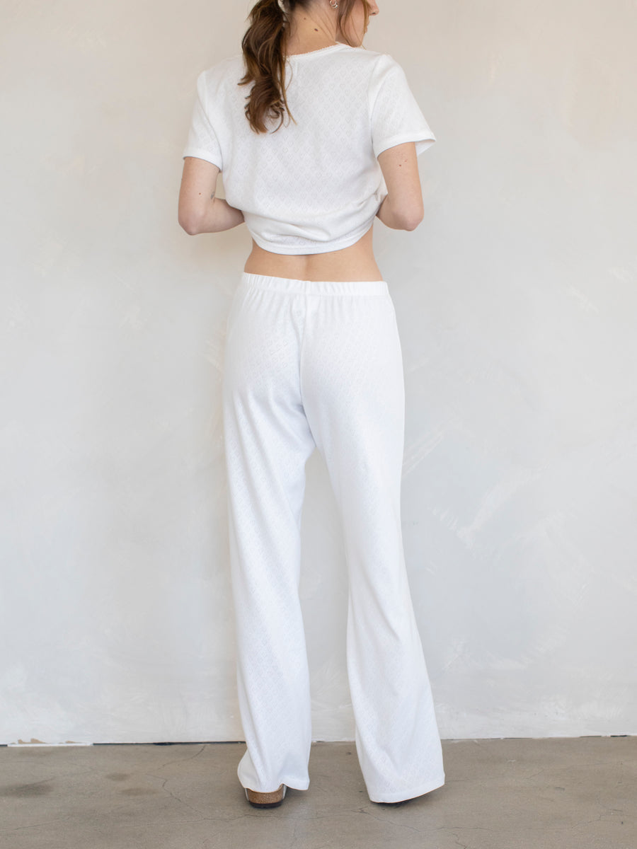 Heart Pointelle Pants