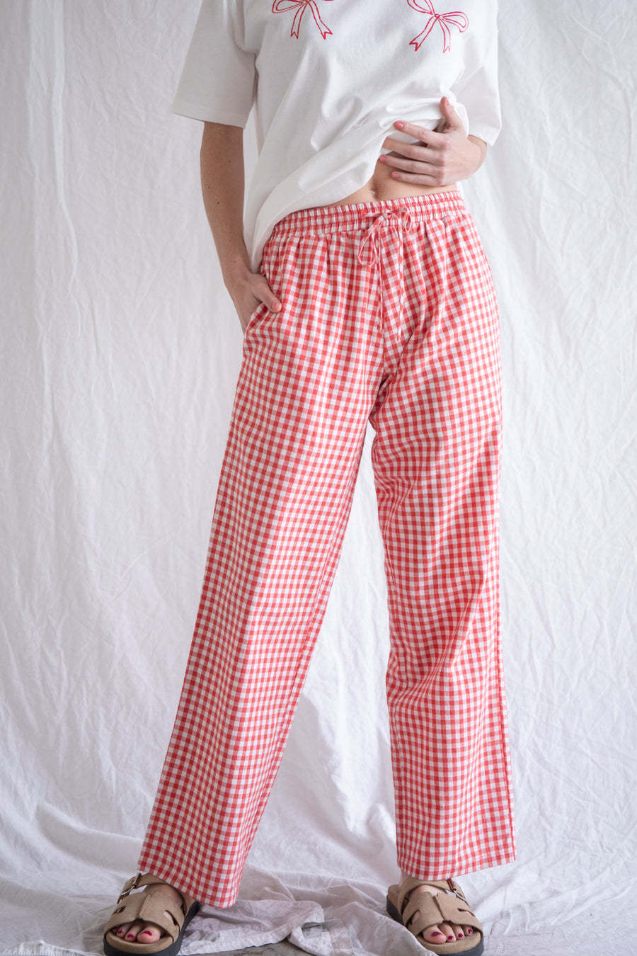 Gingham Pants