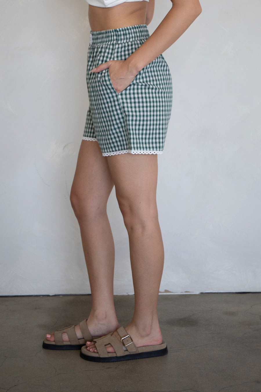 Lacey Gingham Boxer Shorts