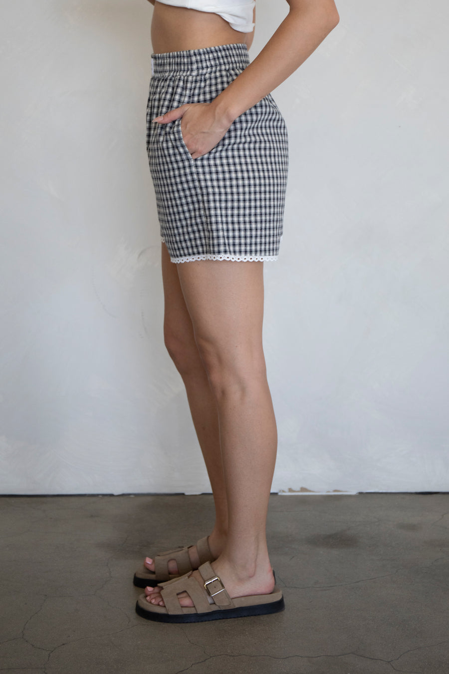 Lacey Gingham Boxer Shorts