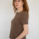Floral Pointelle Tee