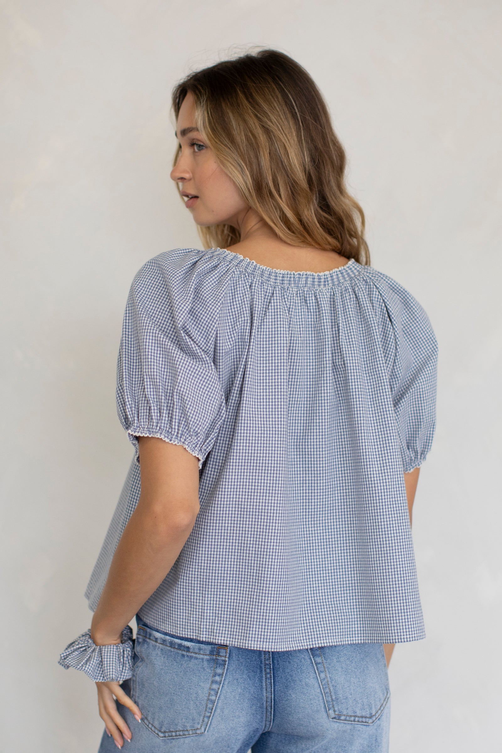 Joey Blouse (matching scrunchie set)