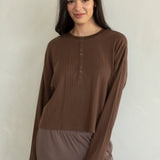Pointelle Henley Top