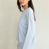 Pointelle Henley Top
