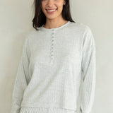 Pointelle Henley Top
