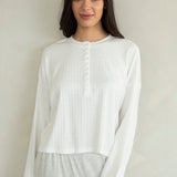 Pointelle Henley Top