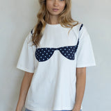 Sandy Polka Dot Bikini Tee
