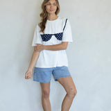 Sandy Polka Dot Bikini Tee