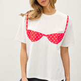 Sandy Polka Dot Bikini Tee