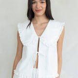 Belle Tie-Front Blouse