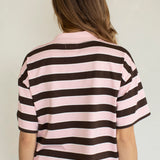 Sheila Mock Neck Short Sleeve Top
