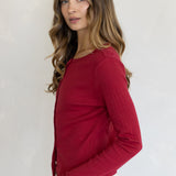 Rina Pointelle Long Sleeve Top