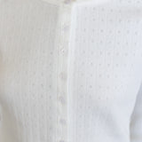 Rina Pointelle Long Sleeve Top