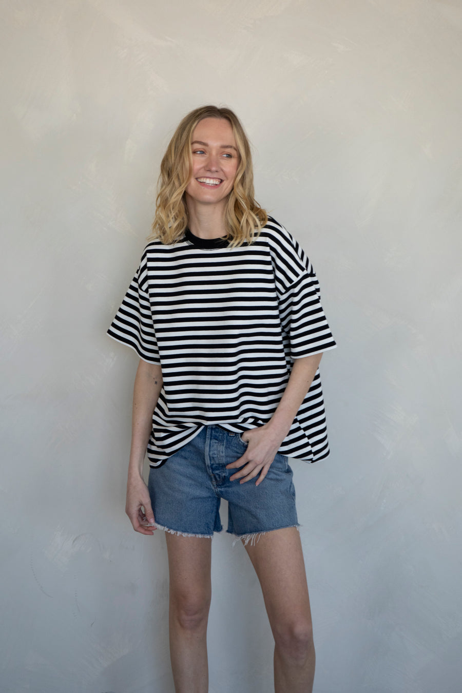 Cassandra Striped Tee