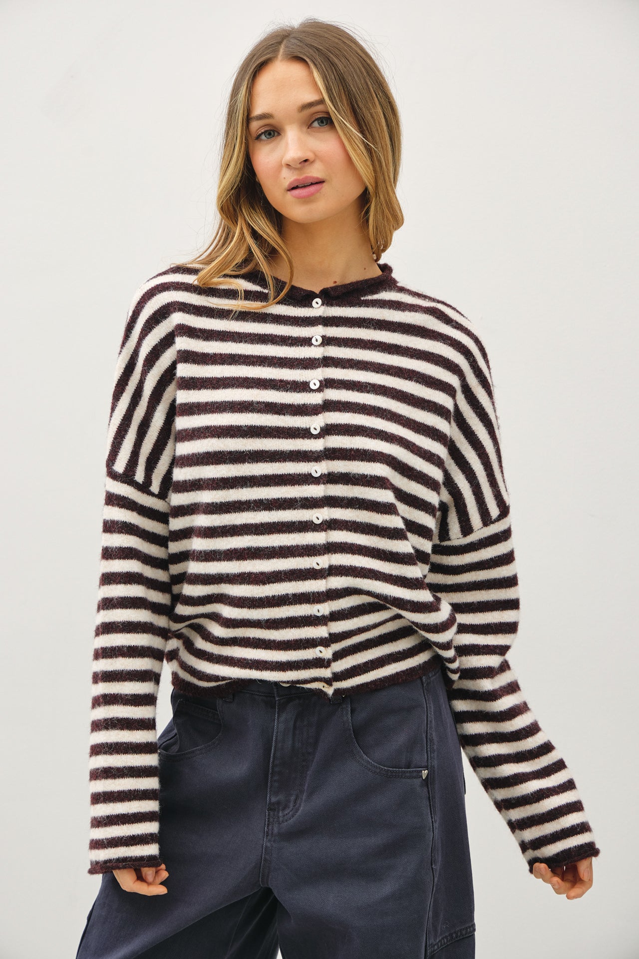 Striped Piper Cardigan