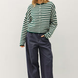 Striped Piper Cardigan