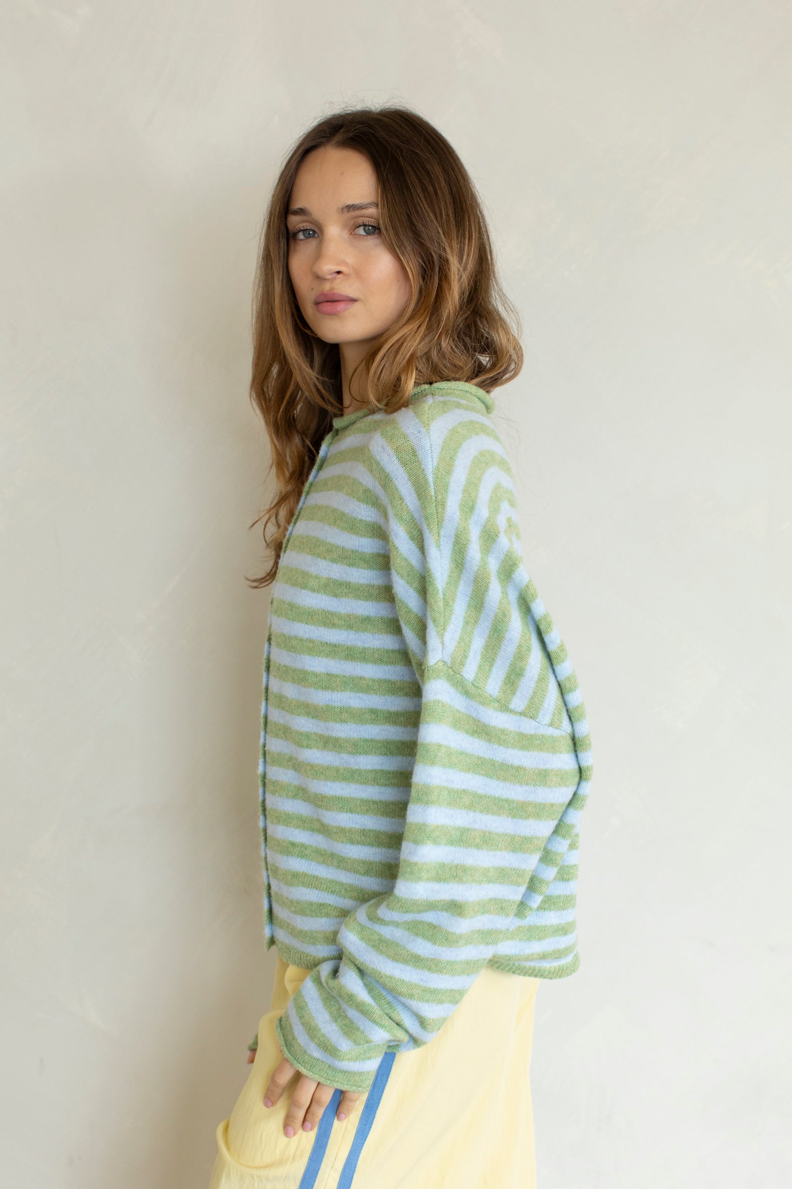 Striped Piper Cardigan