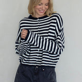 Striped Piper Cardigan