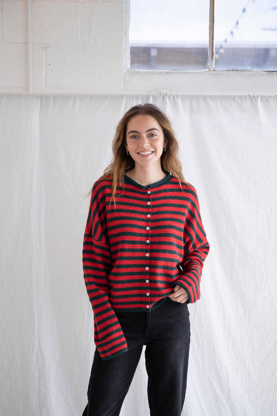 Striped Piper Cardigan