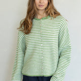 Mini Striped Piper Cardigan