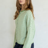 Mini Striped Piper Cardigan