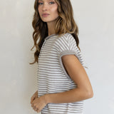 Mini Striped Piper Vest Cardigan